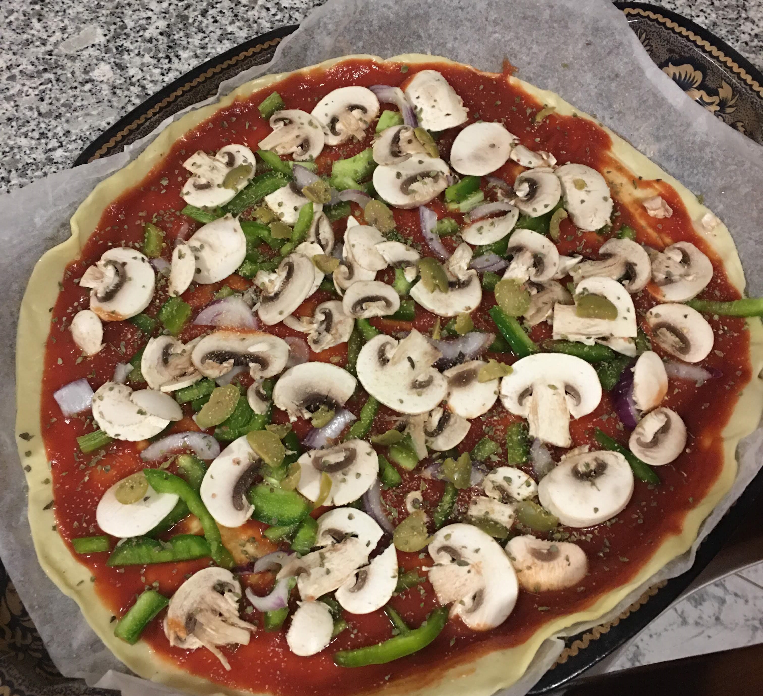 Veggie pizza