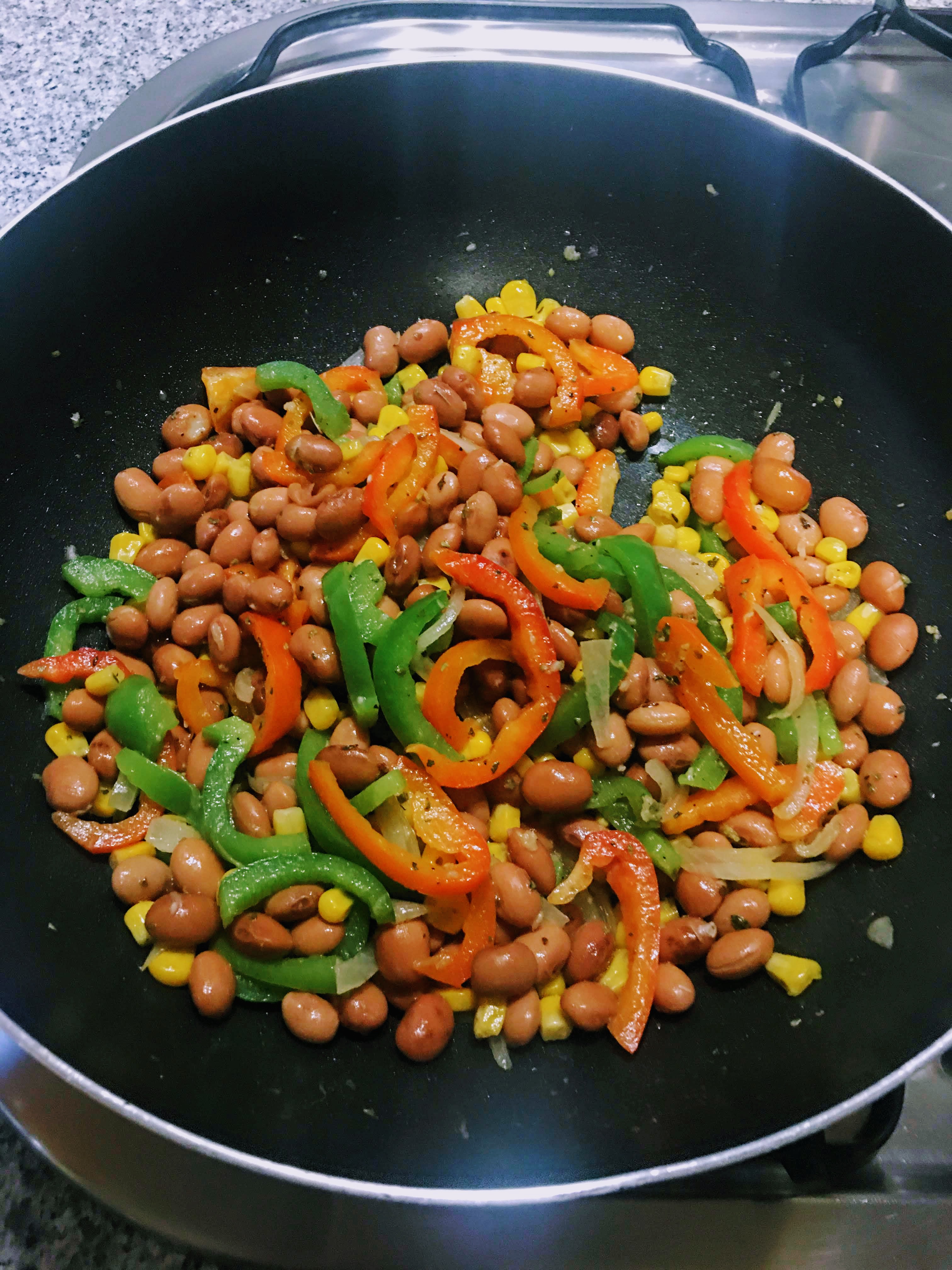 Colorful veggie mix